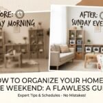 how to orgainze home at weekends