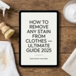 how to remove stains from clothes