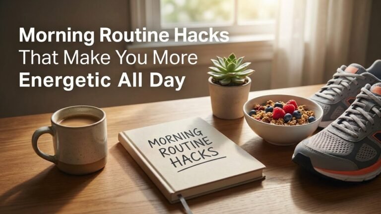 morning routine,morning routine hacks