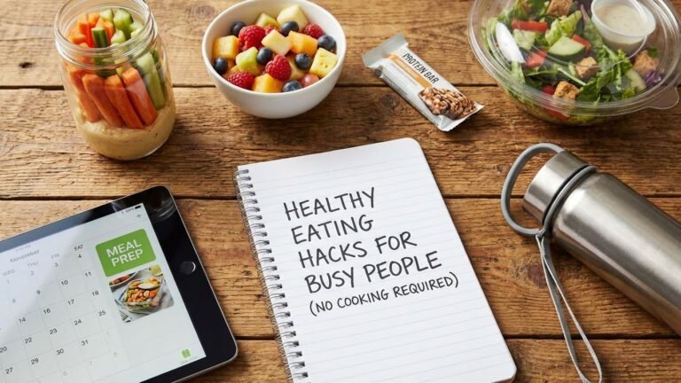 healthy eating hacks,no cook meals,healthy eating