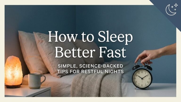 sleep hacks,sleep.bedtime routine,how to sleep fast
