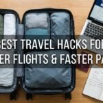 travel hacks, cheap flights tips, packing hacks
